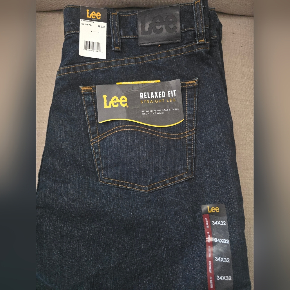 Lee Men's Relaxed Fit Jeans - Deep Indigo